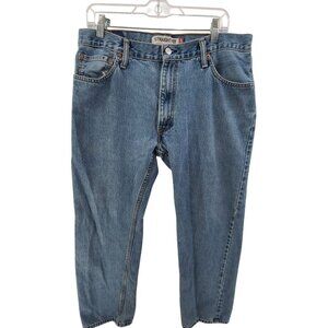 Levi's 505 Men's Straight Fit Jeans Blue Size 36x30  Classic Lightwash